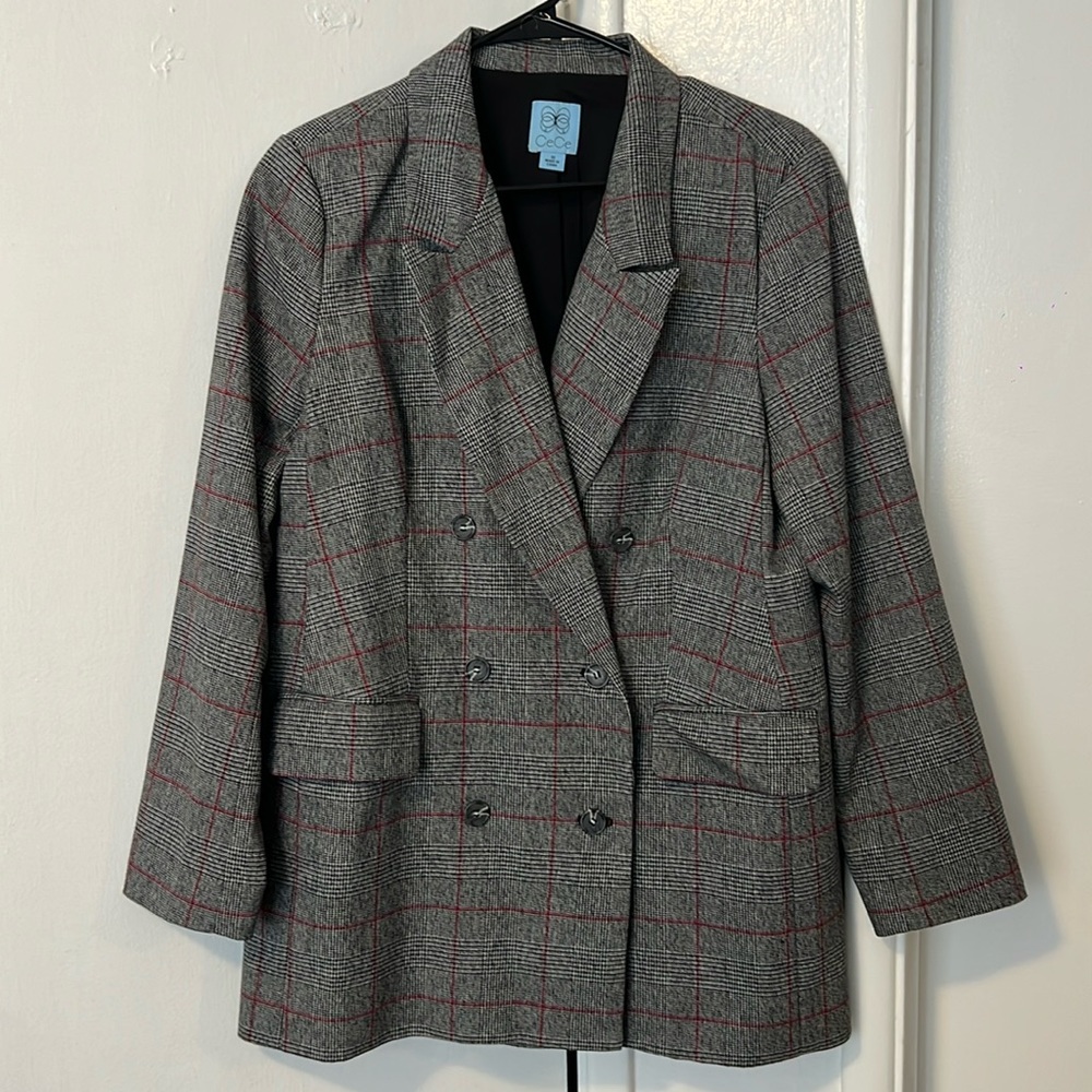 Plaid blazer